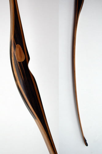 Griff: Macassar Ebenholz, Tips: Wasserb&uuml;ffelhorn, L&auml;nge: 66 Zoll,  Zuggewicht: 40 Lbs